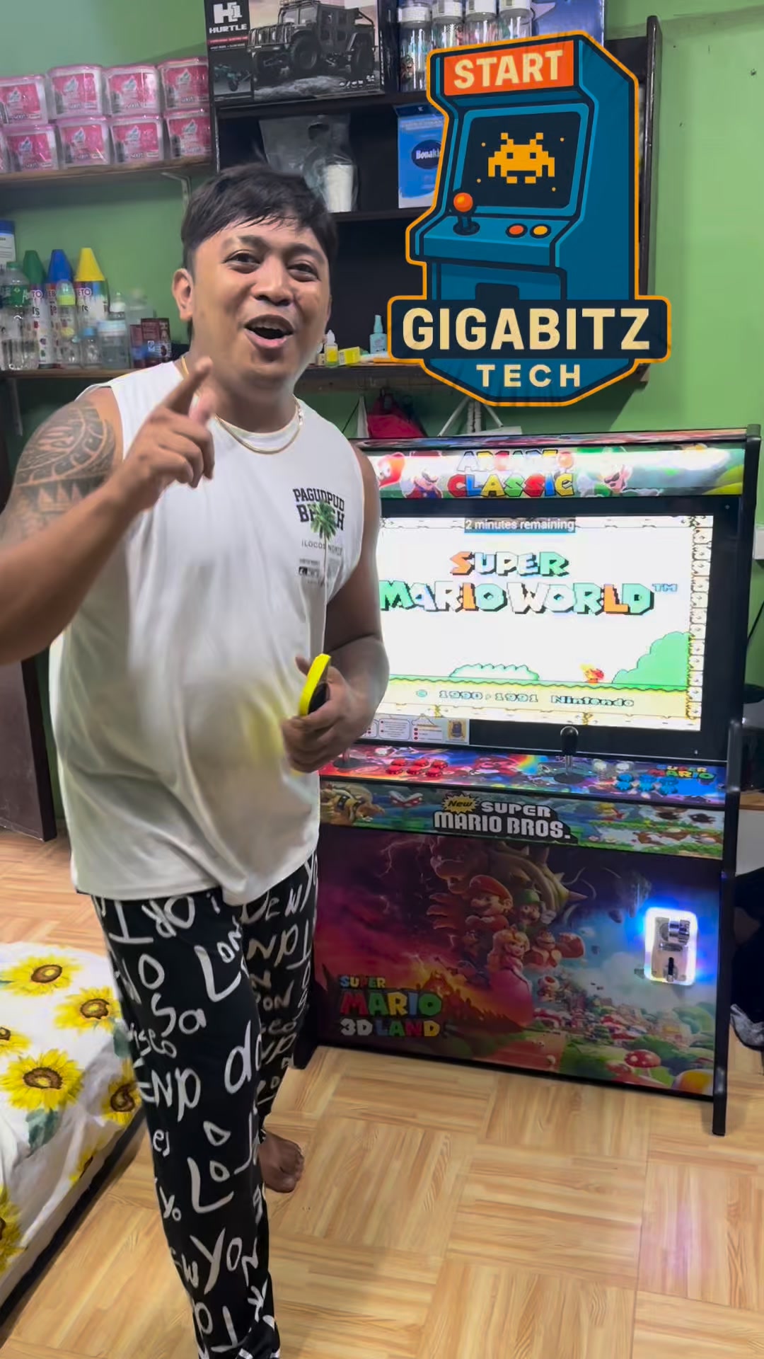 Gigabitz Tech Facebook ad: Home arcade para sa buong pamilya!
