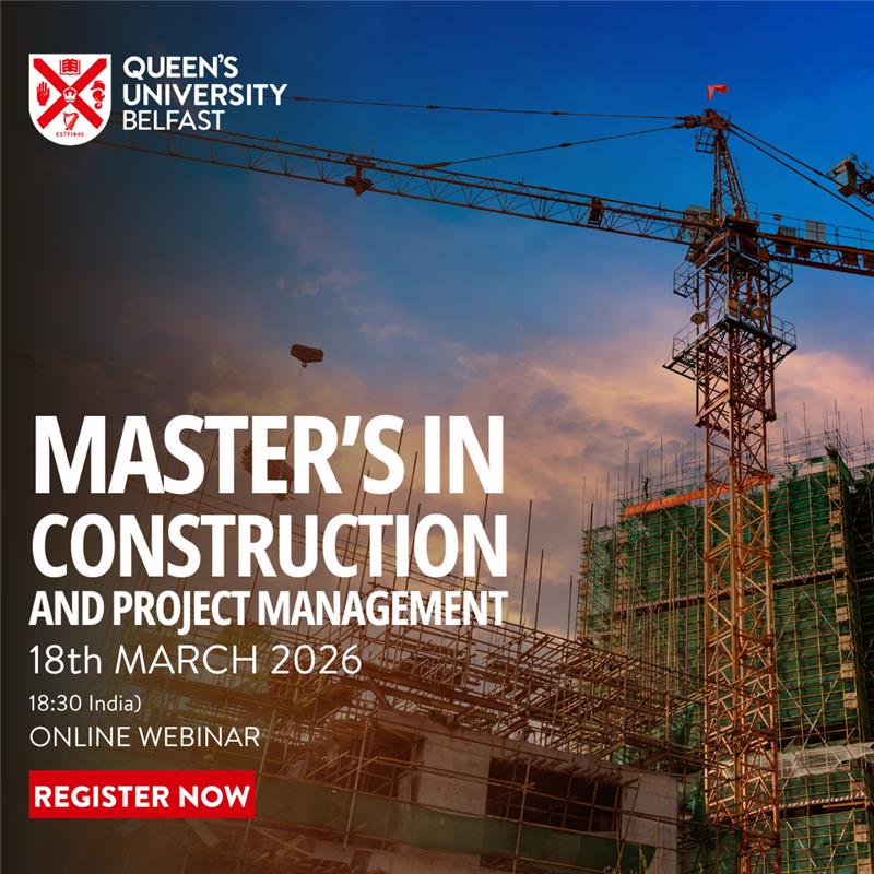 QUB - School of Natural and Built Environment Facebook ad: CPM Postgraduate Studies Webinar