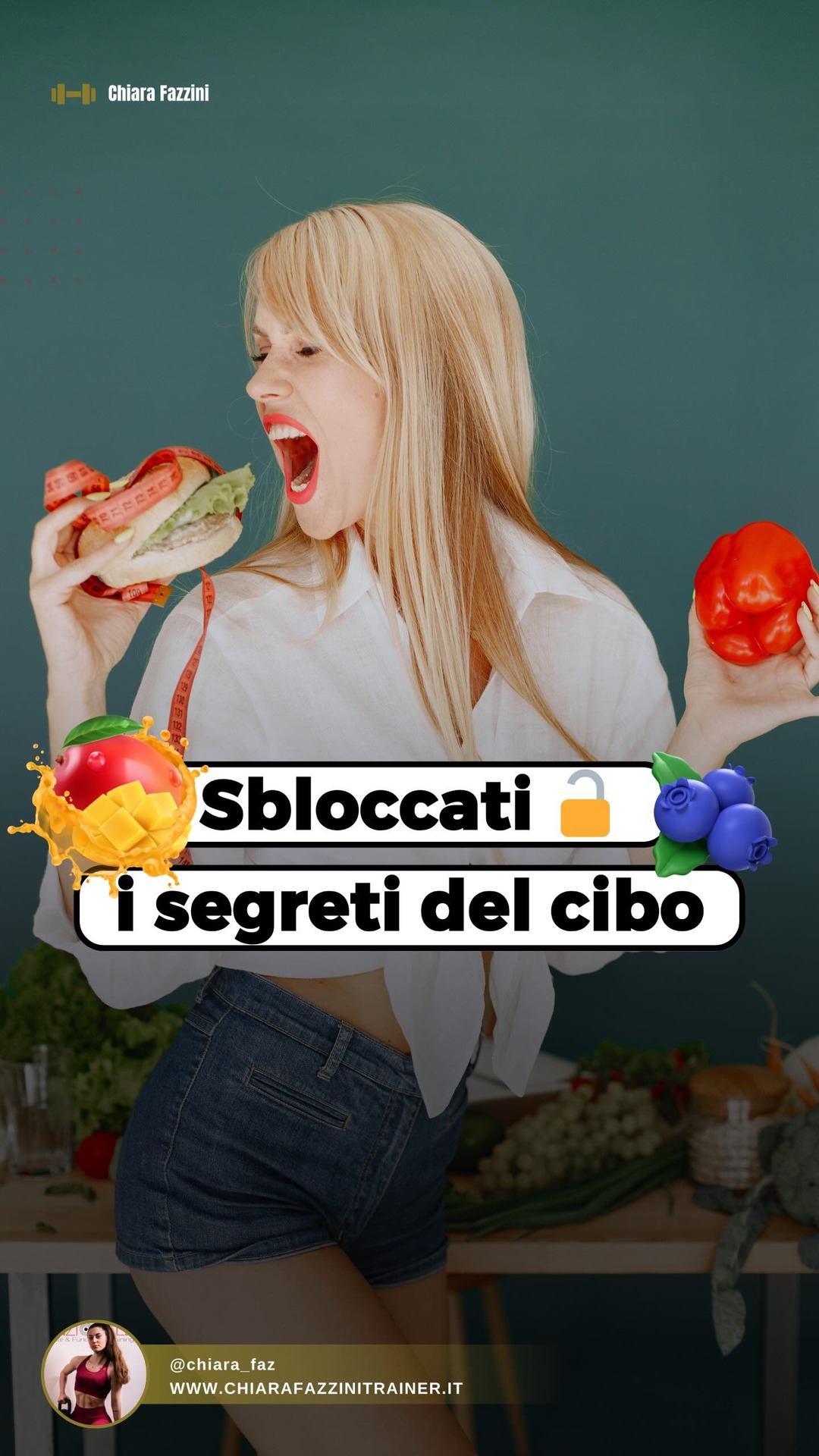 Chiara Fazzini Personal Trainer Facebook ad: Se vuoi capire davvero cosa mangiare per migliorare…