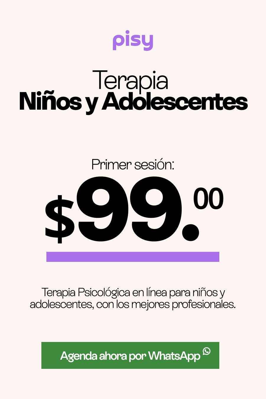 Pisy - Terapia en Línea Facebook ad