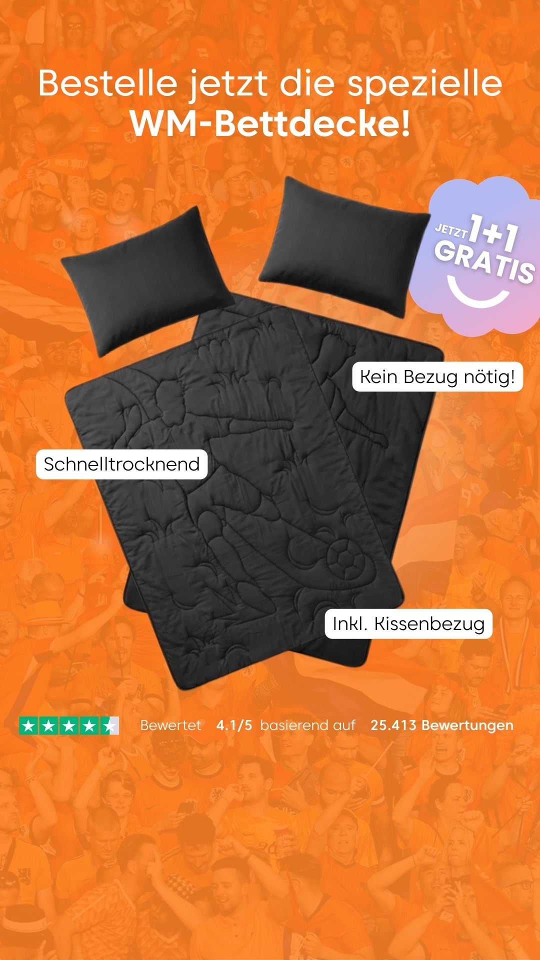 Thehappybed.de Facebook ad