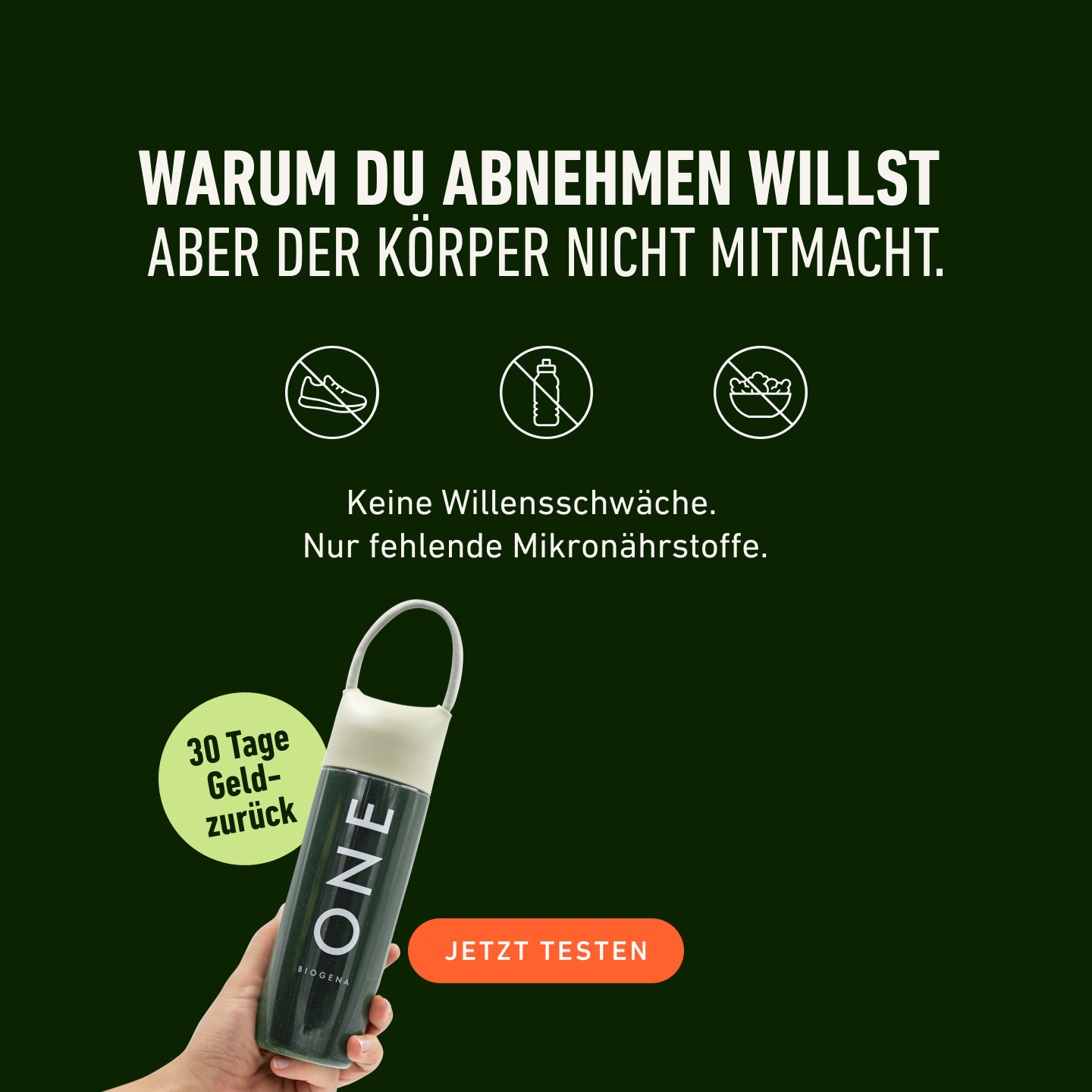 BIOGENA ONE Facebook ad