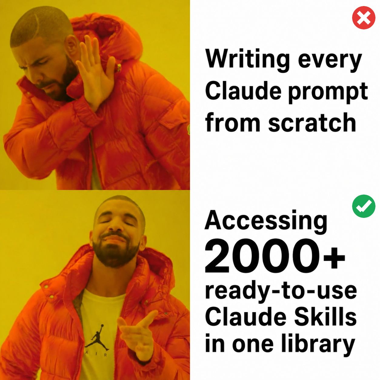 AI Avalanche Facebook ad: Unlock Claude’s Full Power with 2,000+ Ready Skills