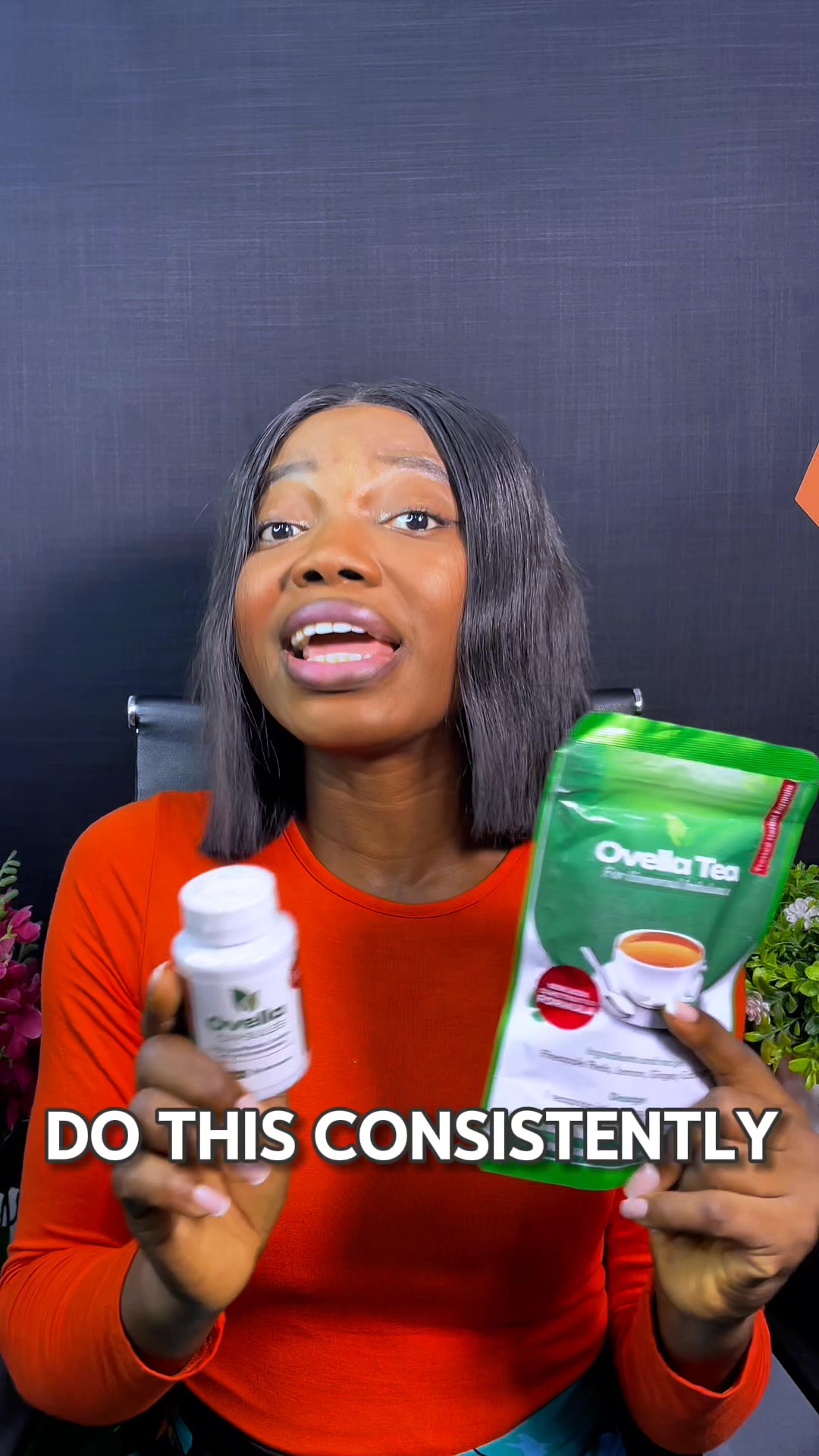 Amazing Grace Solution Center Facebook ad: Shrink Fibroids Fast With Ovella