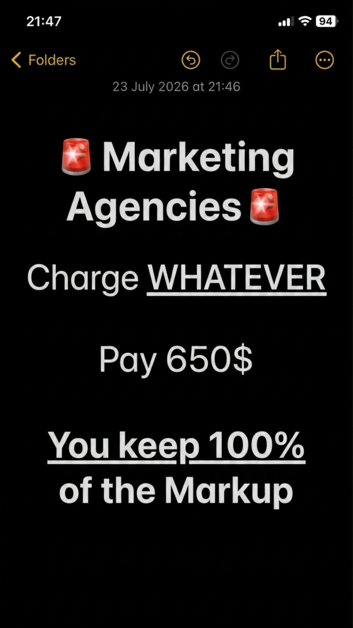 Ground Plan Studio Facebook ad: We Run It. You Keep The Credit