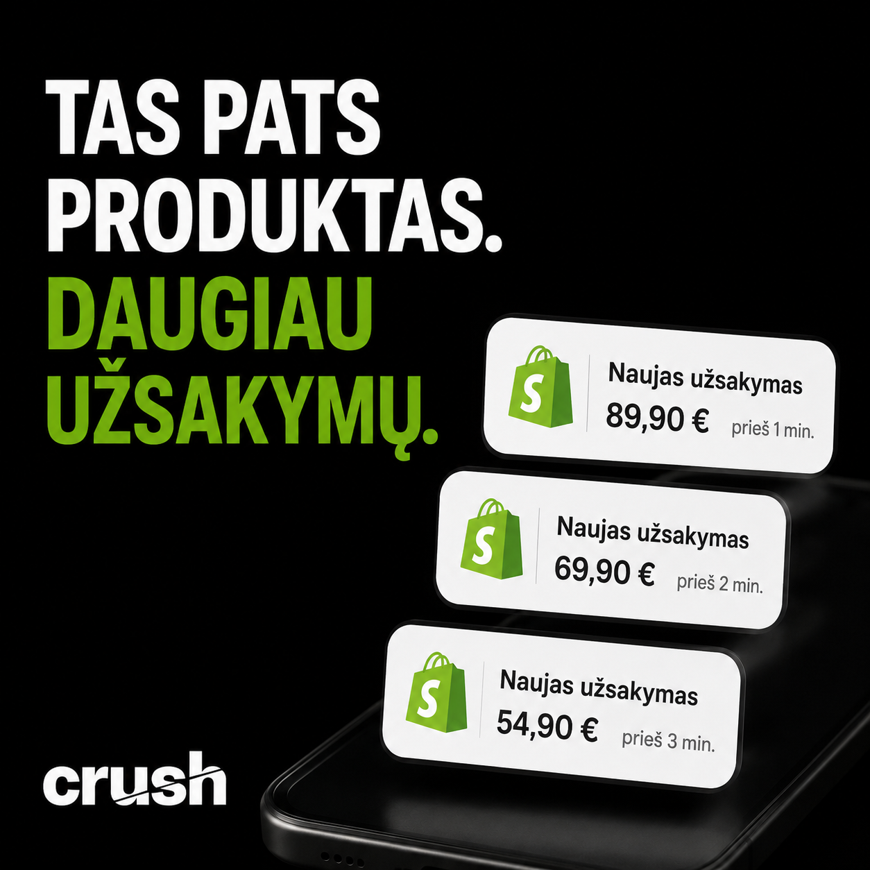 trycrush.ai Facebook ad