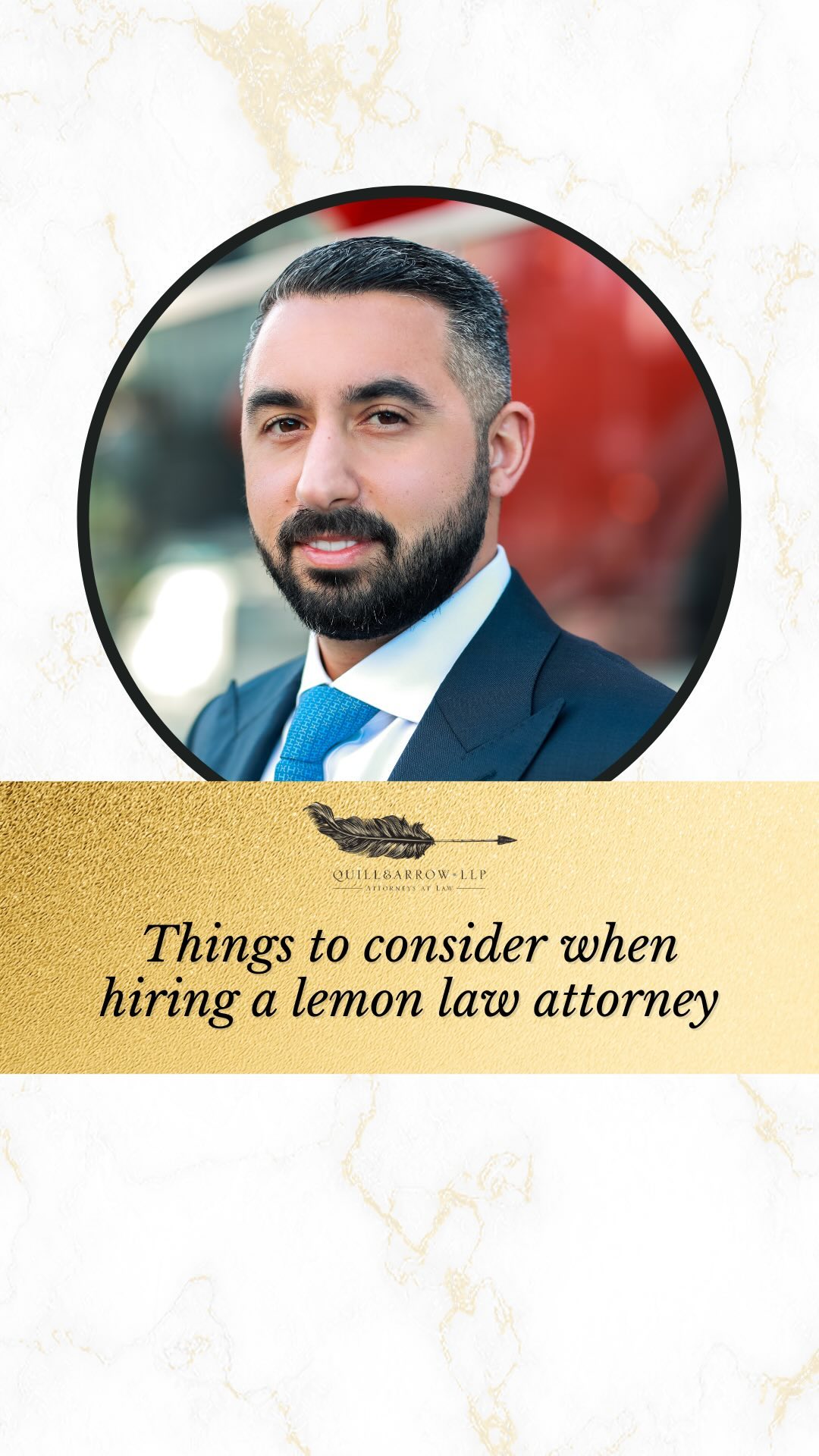 Quill & Arrow - Personal Injury & Lemon Law Lawyers Facebook ad: CA Refunds Owners With Problematic Vehicles