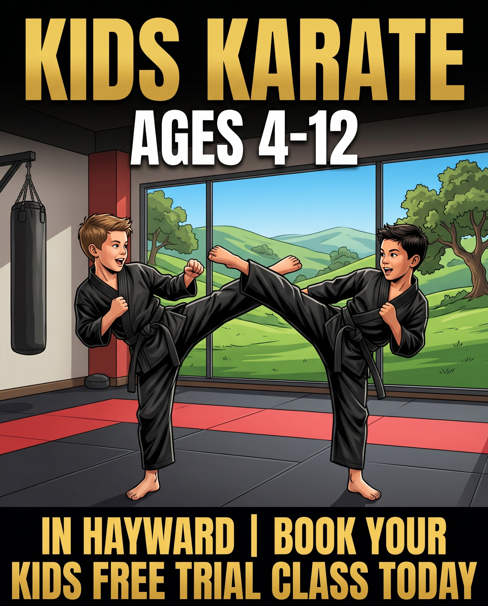 Team Brewer Karate and Fitness Facebook ad