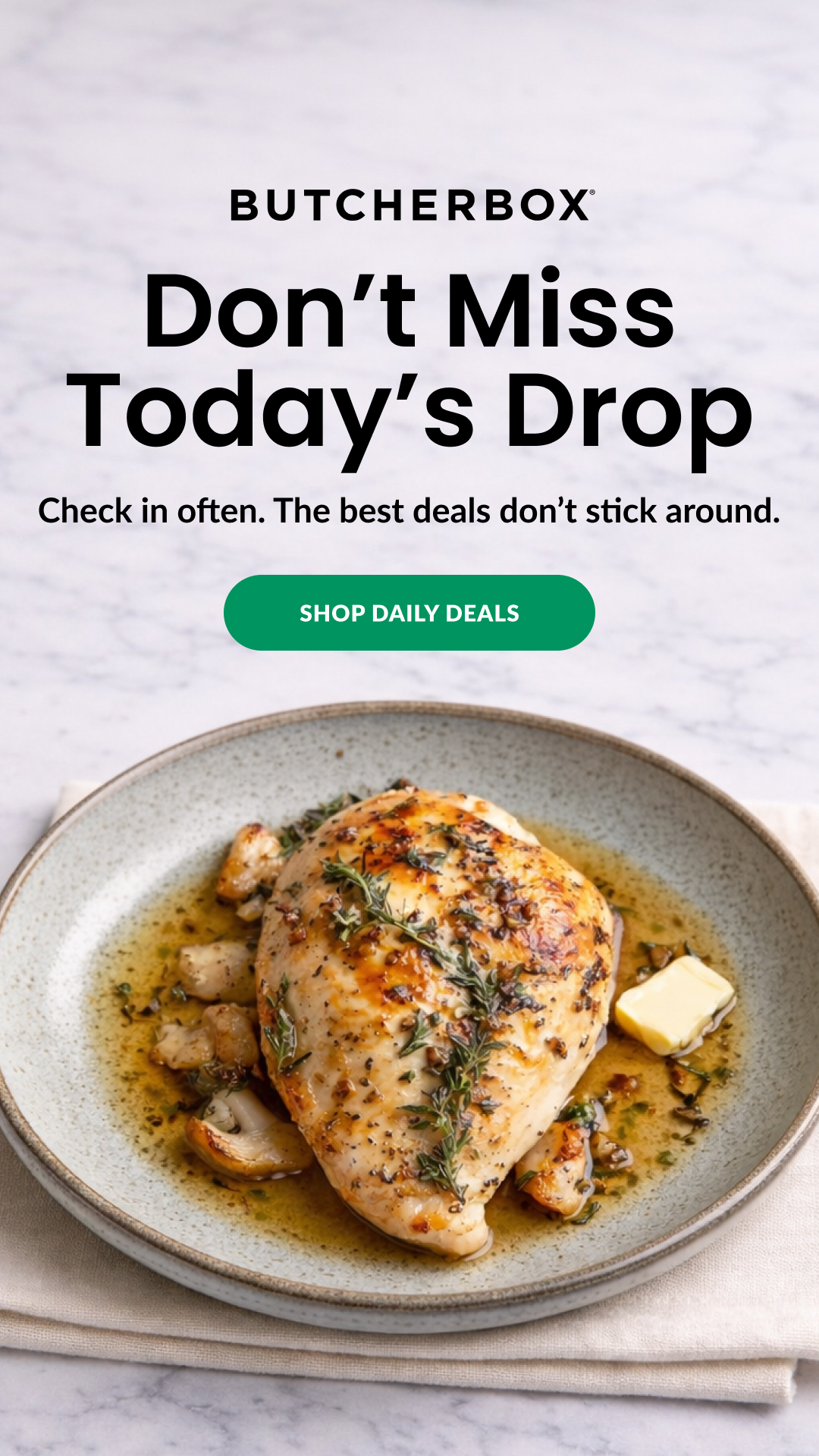 ButcherBox Facebook ad