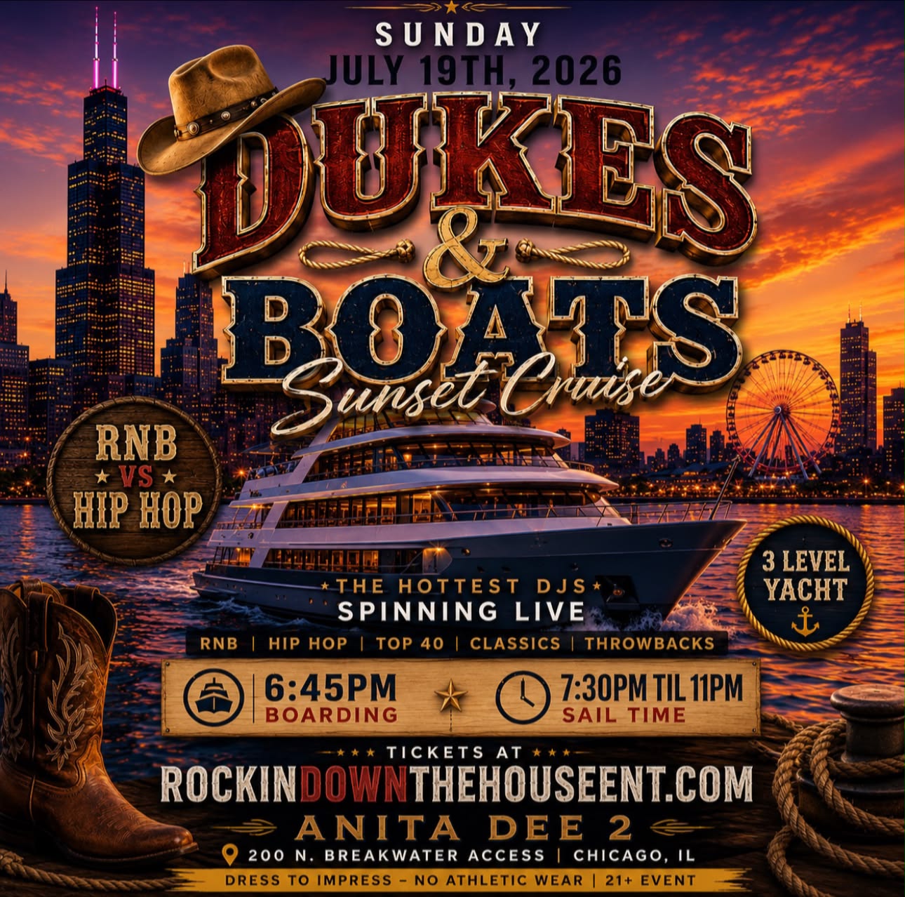 Skyline Yacht Cruises Facebook ad