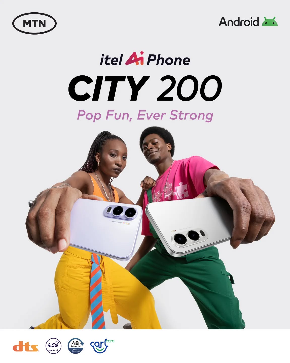 itel Facebook ad: The CITY RETURNS.