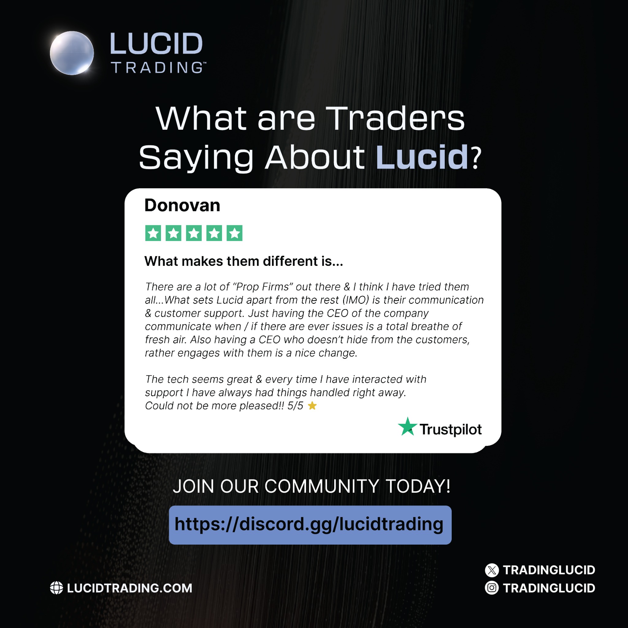 Lucid Trading Facebook ad