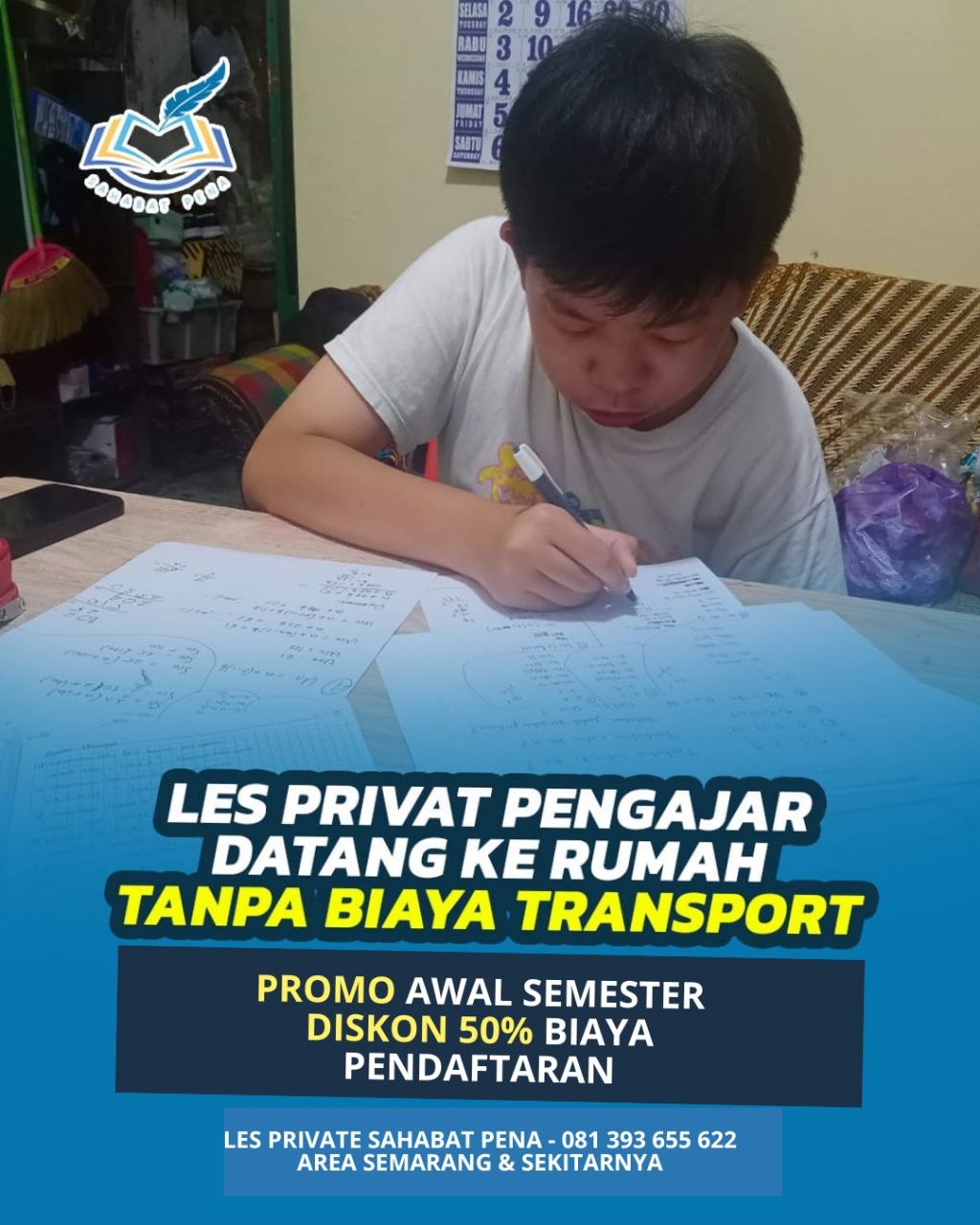 Bimbel Sahabat Pena Facebook ad: Butuh bimbingan belajar Profesional biaya terjangkau?