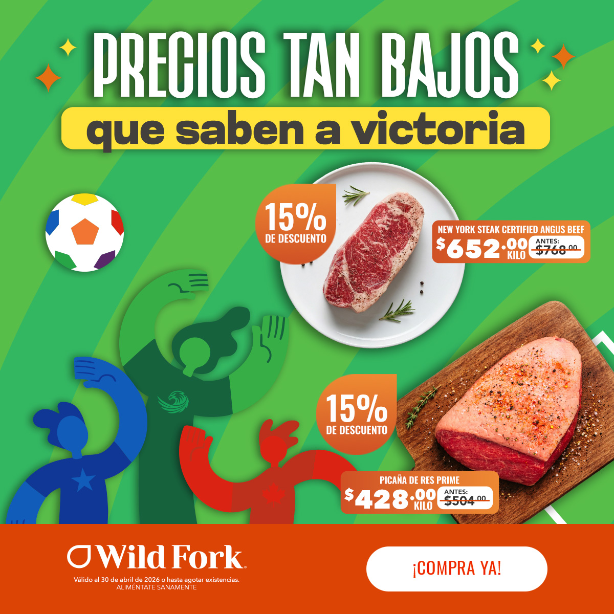 WildFork.mx Facebook ad