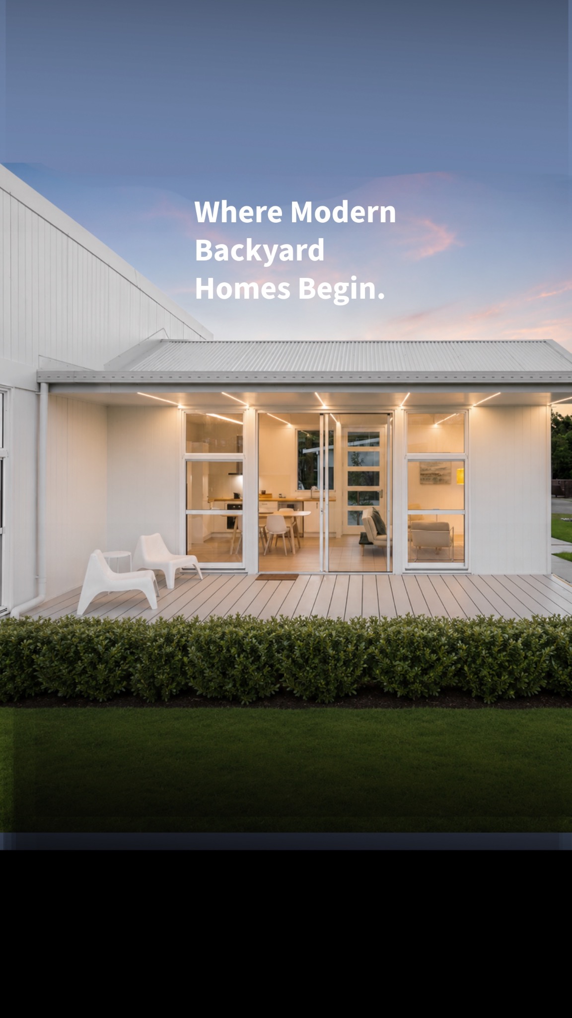 Modpacs Facebook ad: Your Backyard. Your Vision. Your Granny Flat.