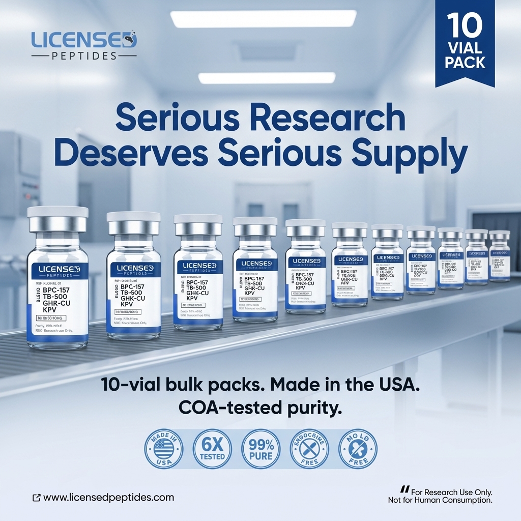 LicensedPeptides Facebook ad