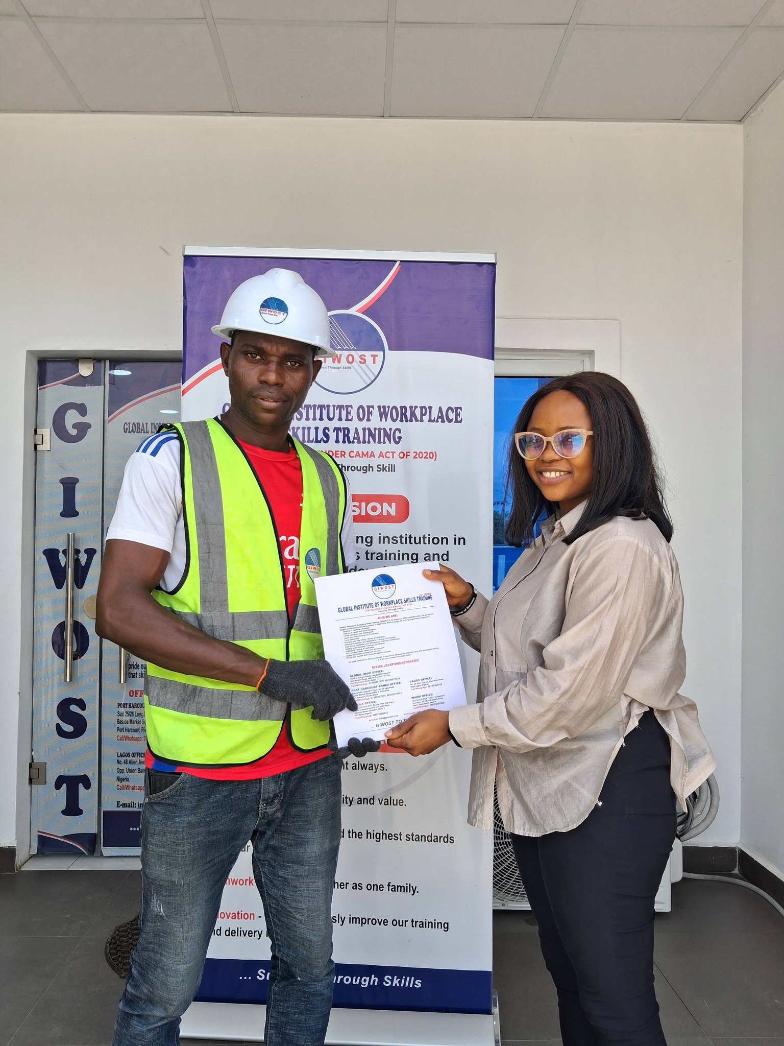 Global Institute of Workplace Skills Training Facebook ad: Earn in Dollars with a Technical Skill.