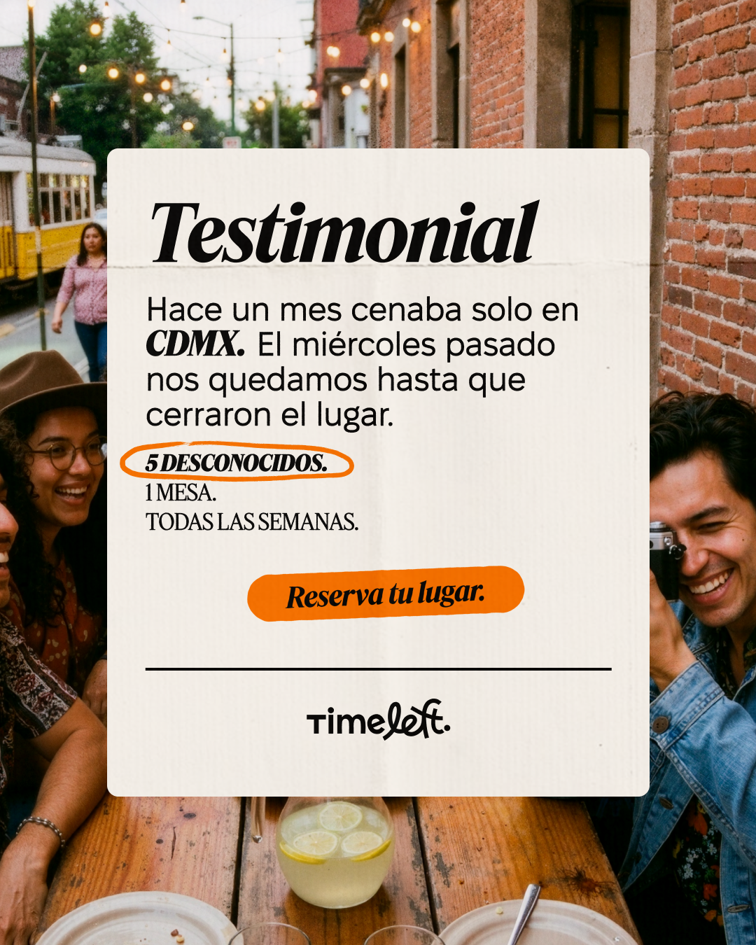 Timeleft Facebook ad
