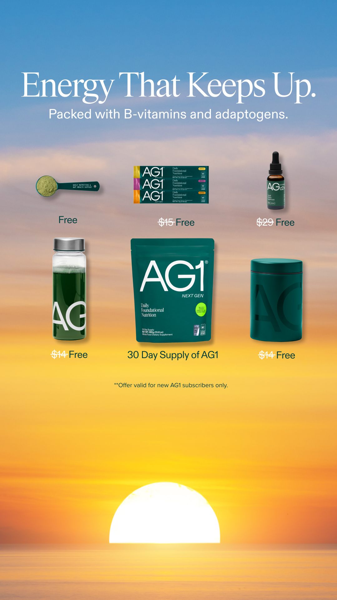 AG1 by Athletic Greens Facebook ad