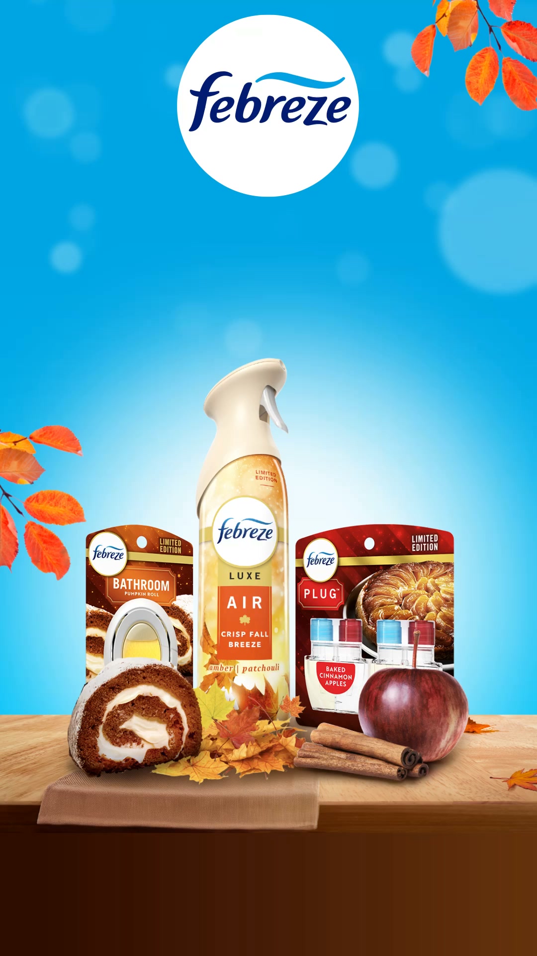 Febreze Facebook ad: Fall is in the air