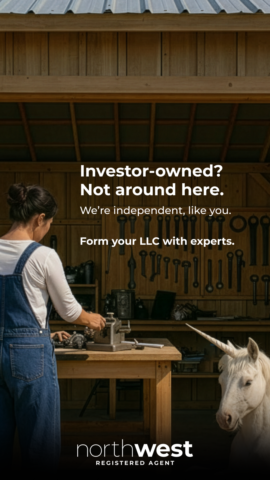 Northwest Registered Agent Facebook ad