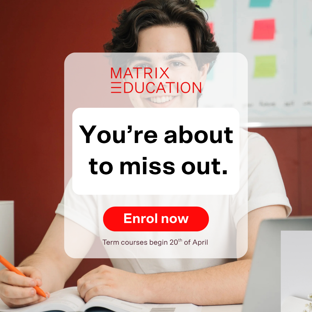 Matrix Education Facebook ad