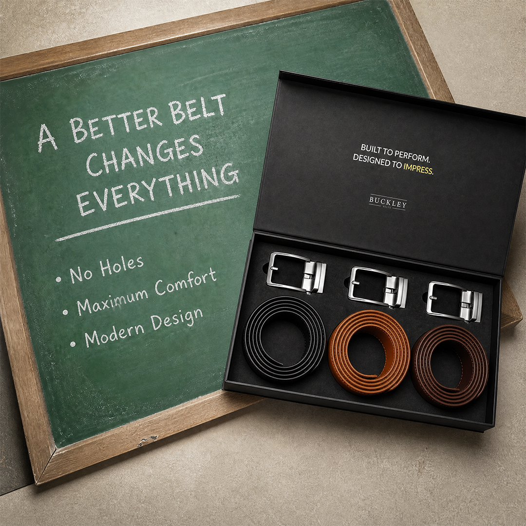 Buckley Belts Facebook ad