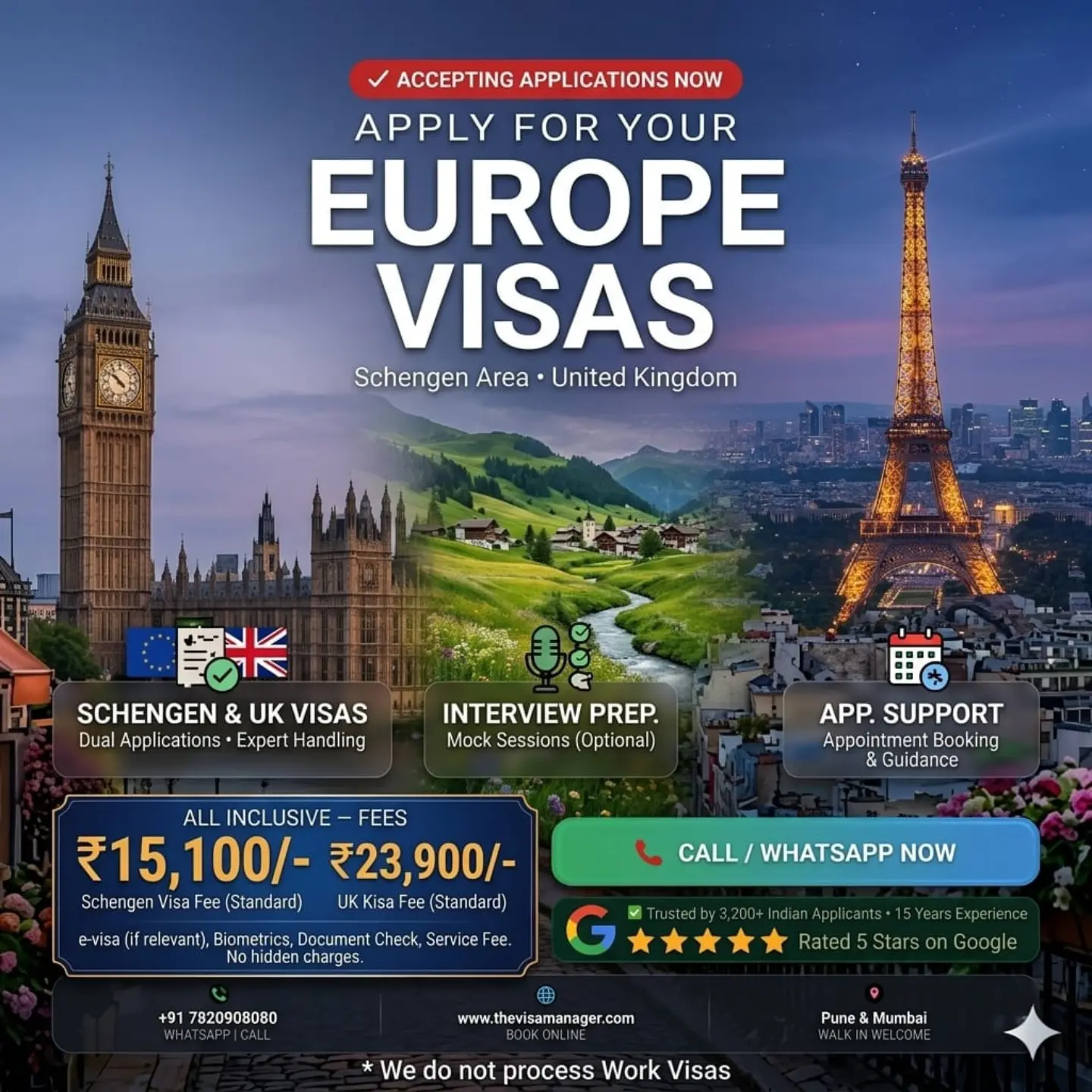 The Visa Manager Facebook ad: Europe is closer than you think!