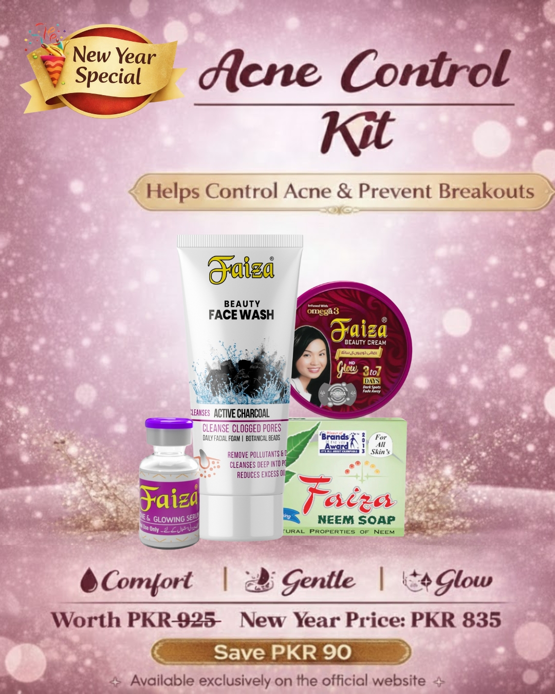 Faiza Cosmetics Facebook ad