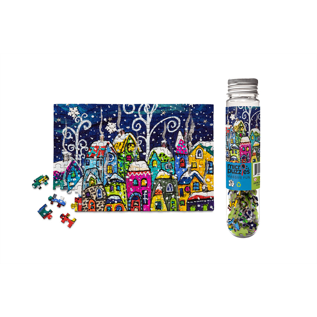 Micro Puzzles Facebook ad: Relax and unwind 150-piece mini jigsaw puzzles packed…
