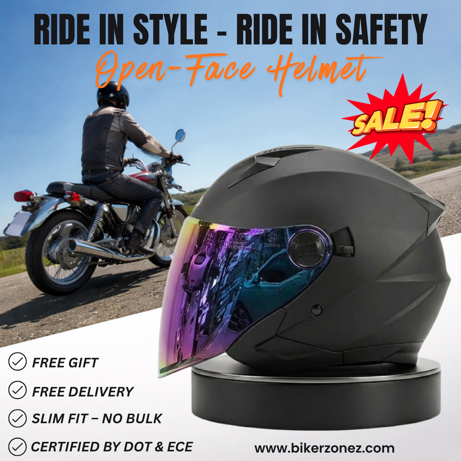 BikerZonez Global Facebook ad