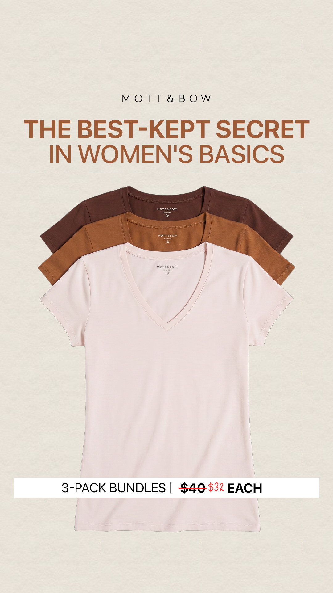 Mott & Bow Facebook ad