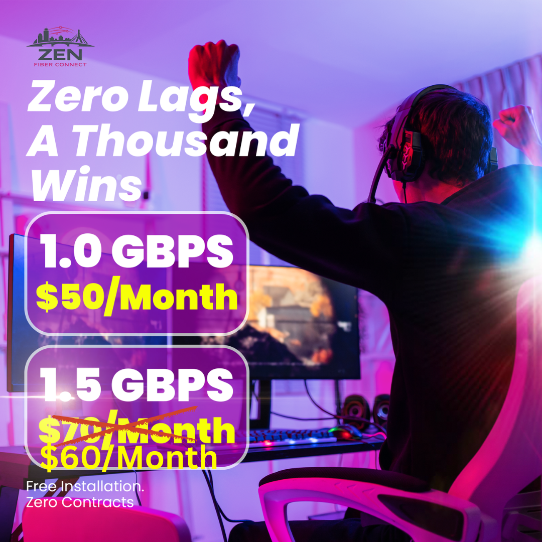 Zen Fiber Connect Facebook ad