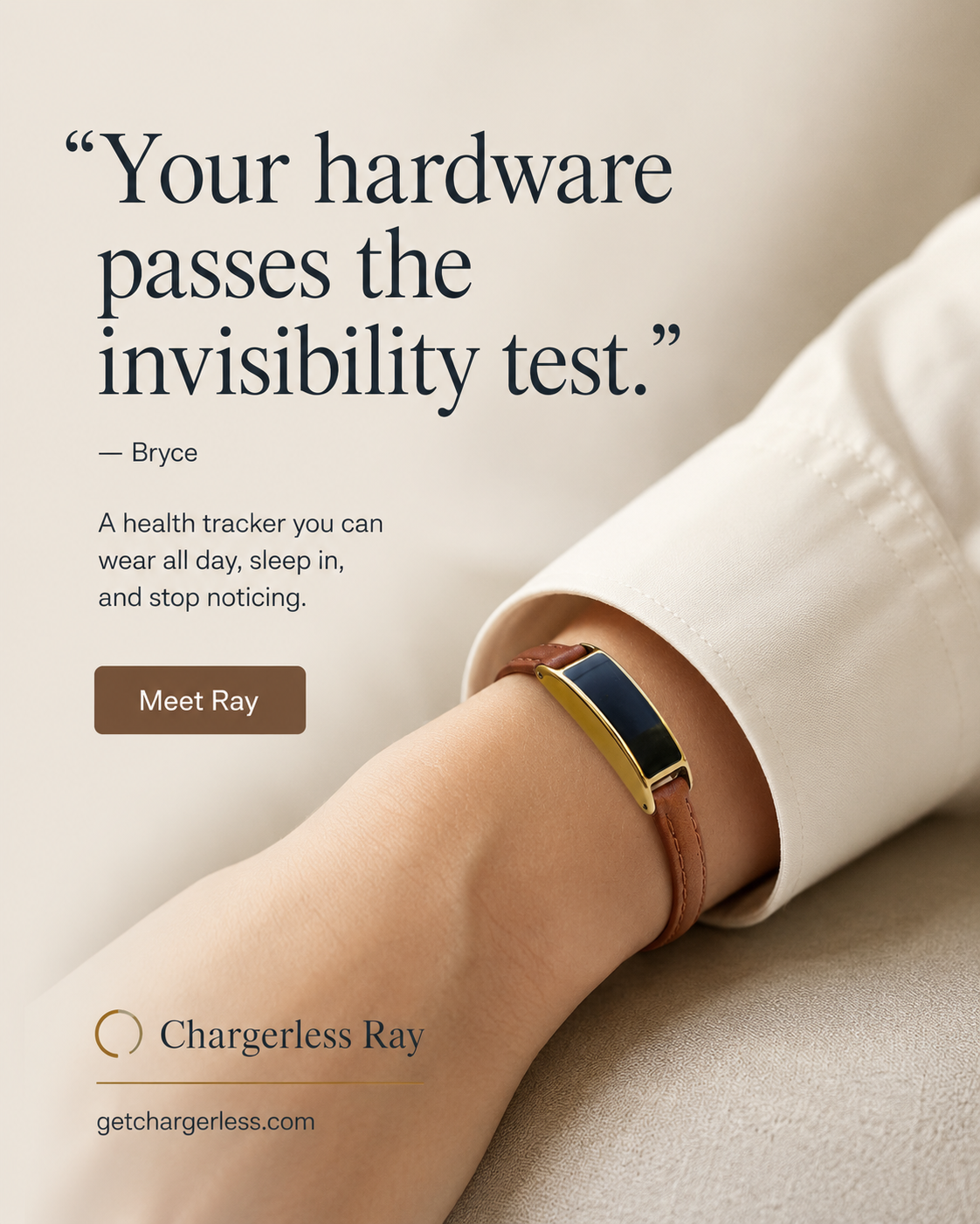 Chargerless Facebook ad