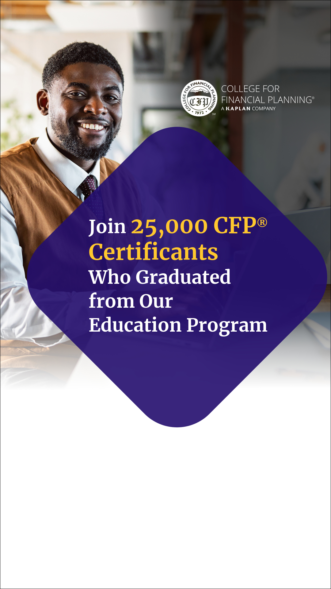 Kaplan Financial Education Facebook ad
