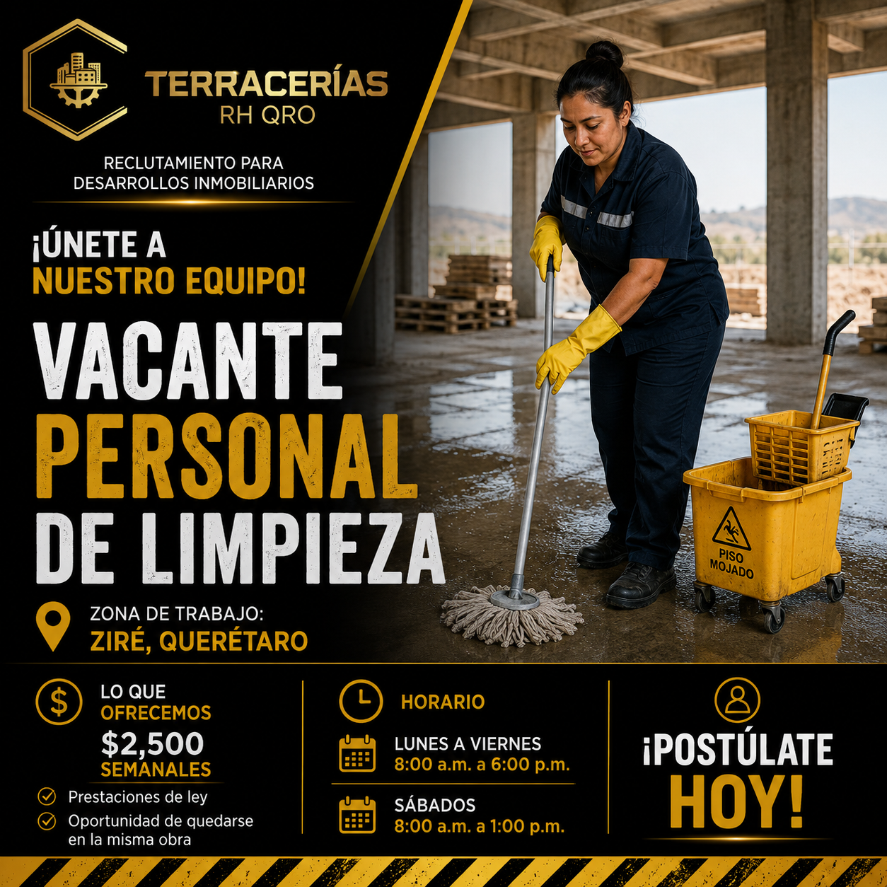 Empleos Terracería RH QRO Facebook ad from Aug 8, 2026