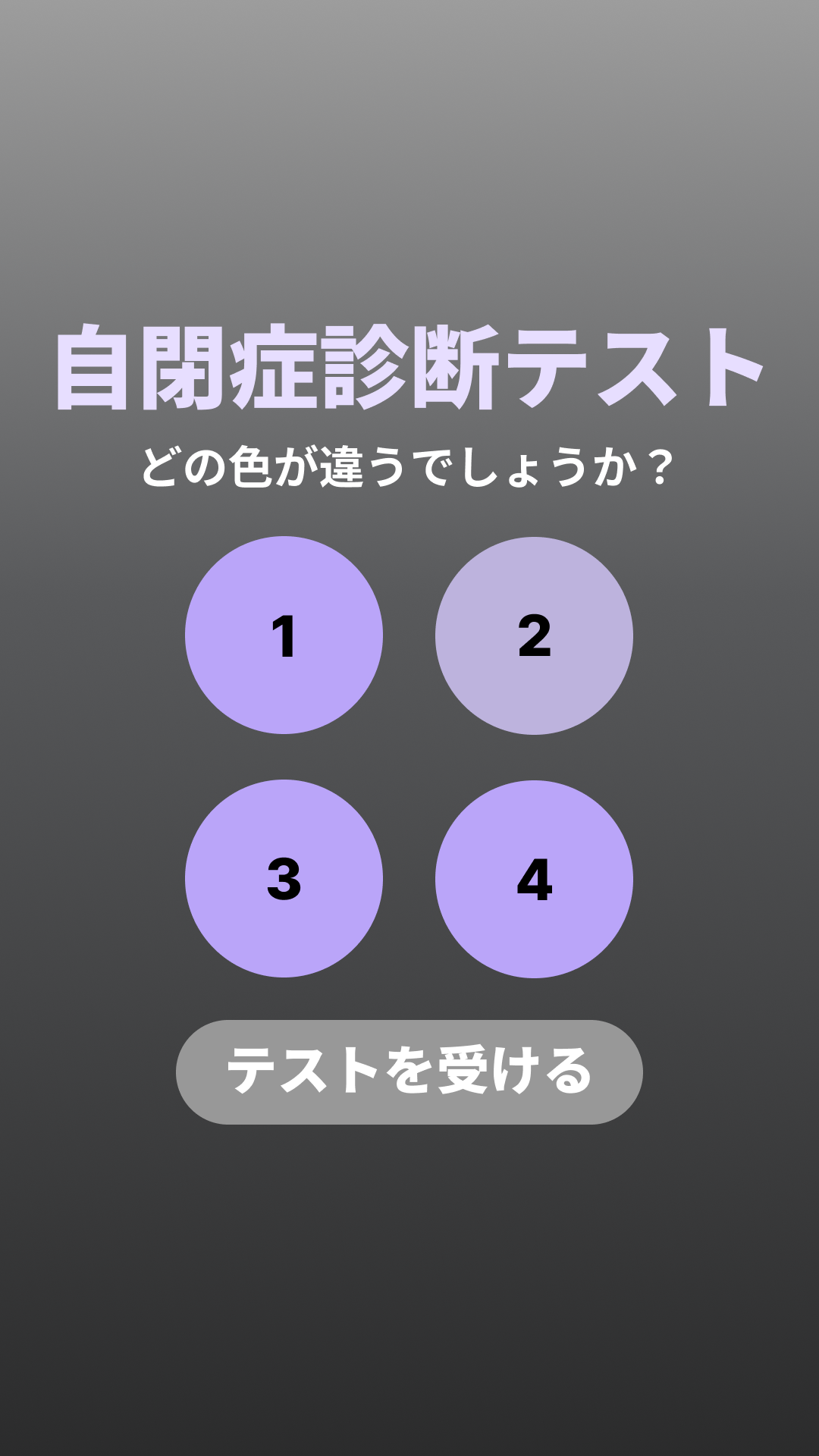 International IQ test Facebook ad