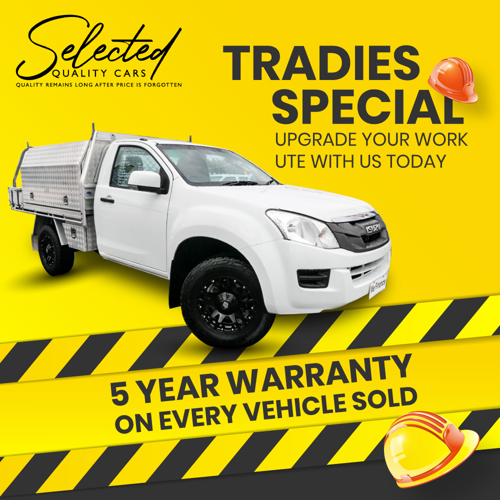 Selected Quality Cars Facebook ad: Upgrade Your Tools with a free $500 Bunnings Gift Card!