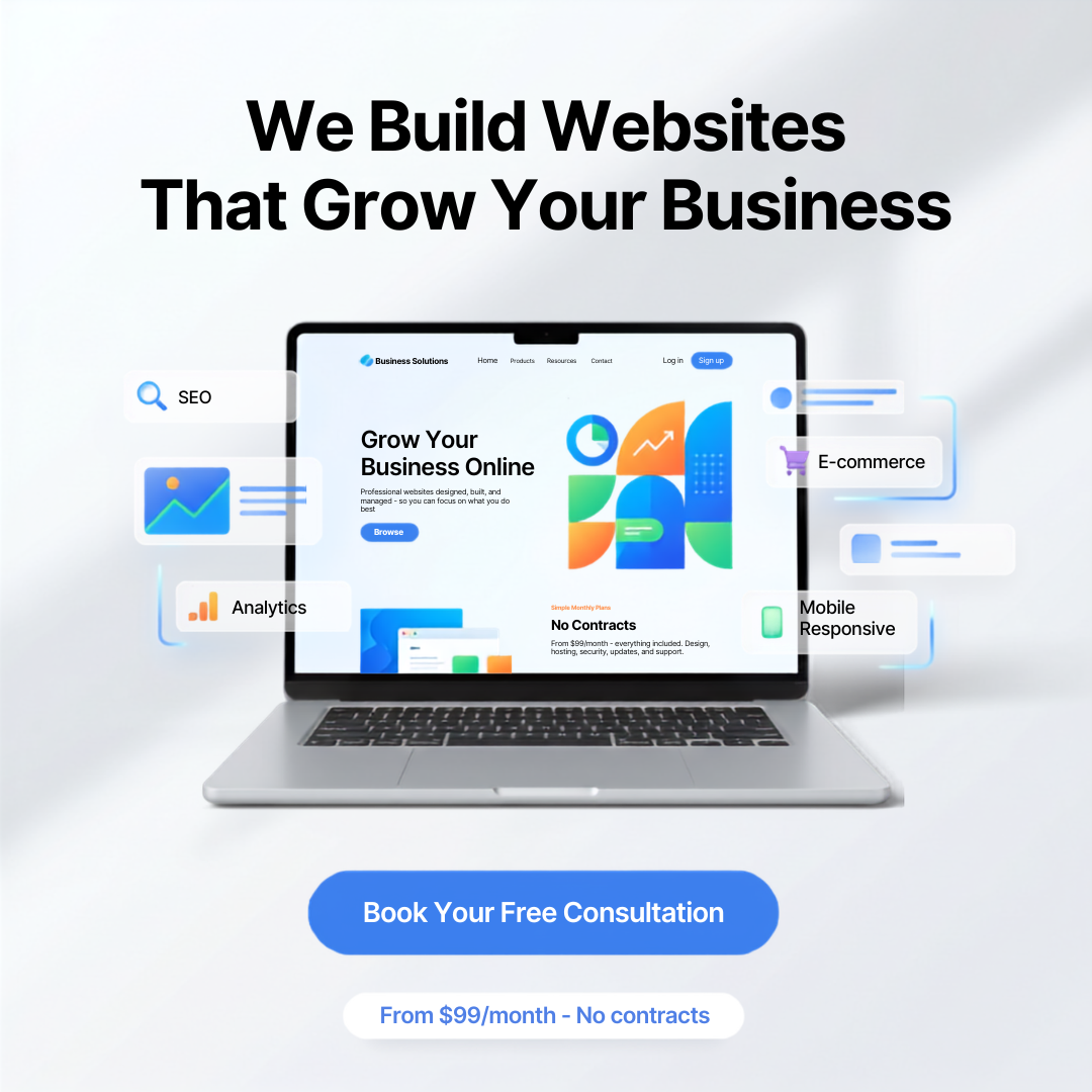 Zeinet Digital Facebook ad: Professional Websites From $99/Month