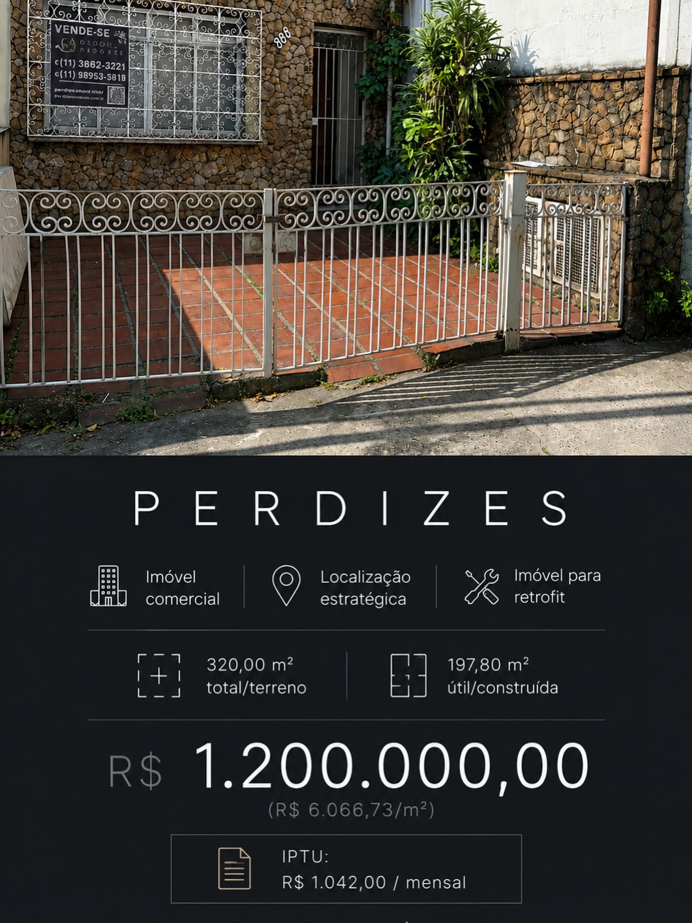 Perdizes Imóveis Facebook ad: Imóvel com enorme potencial de investimento em uma…