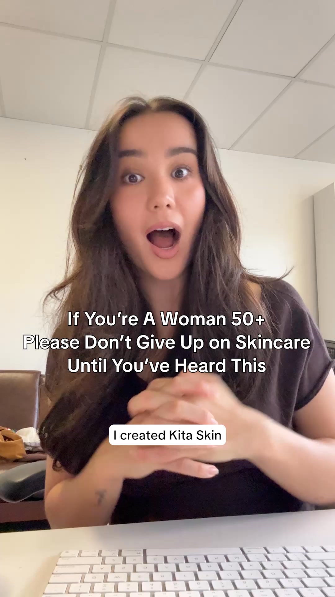 Kita Skin Facebook ad: Smooth, Glowing Skin in your 60's