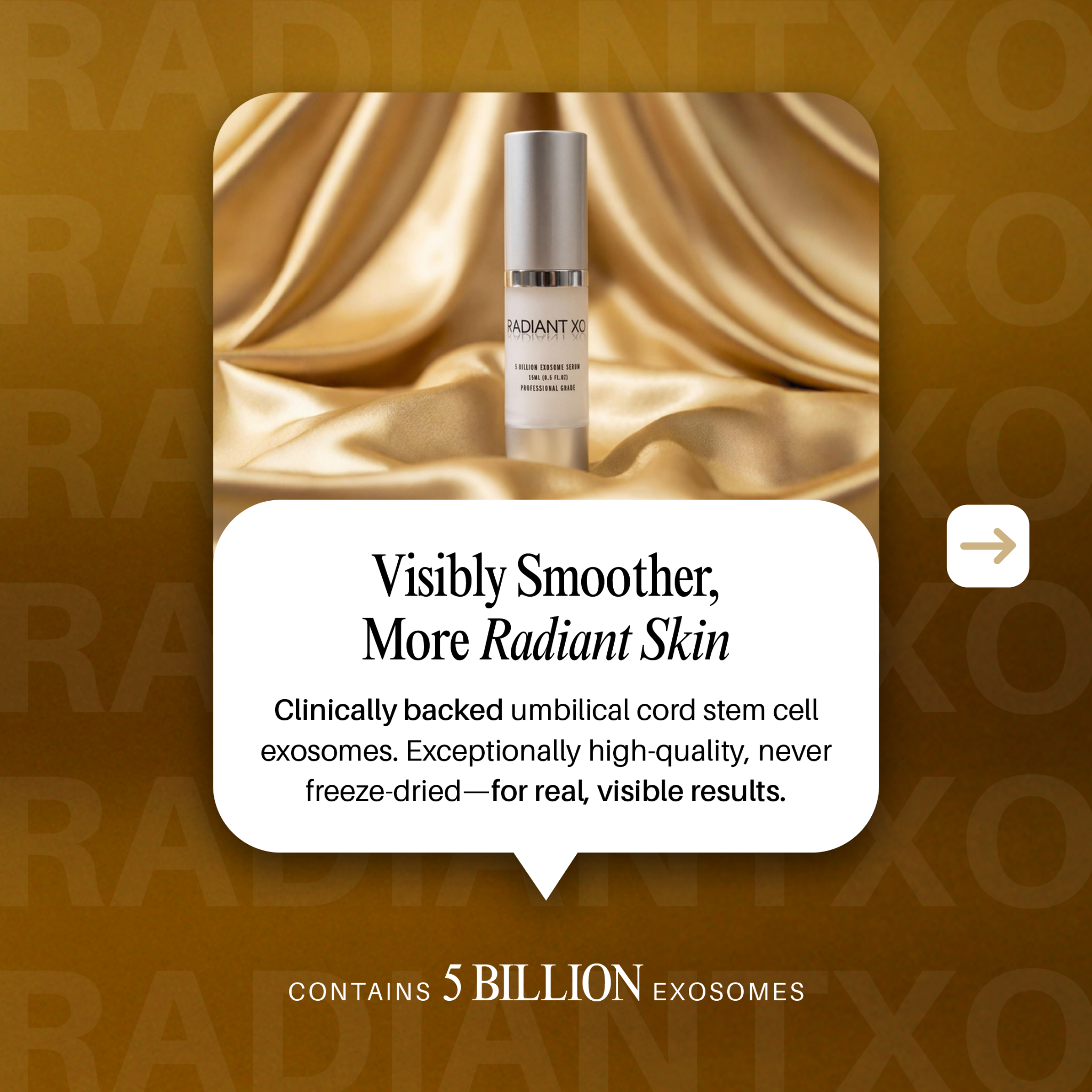 Radiant XO  Facebook ad