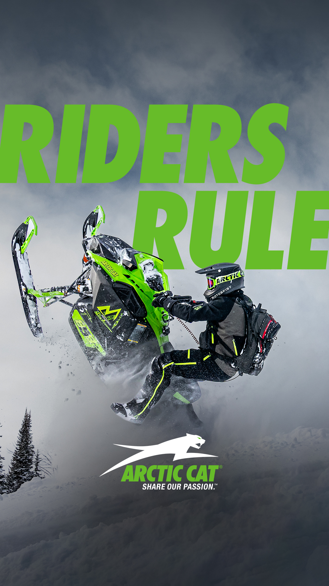 Arctic Cat - Snowmobiles Facebook ad: We’re planting on our flag on more of…