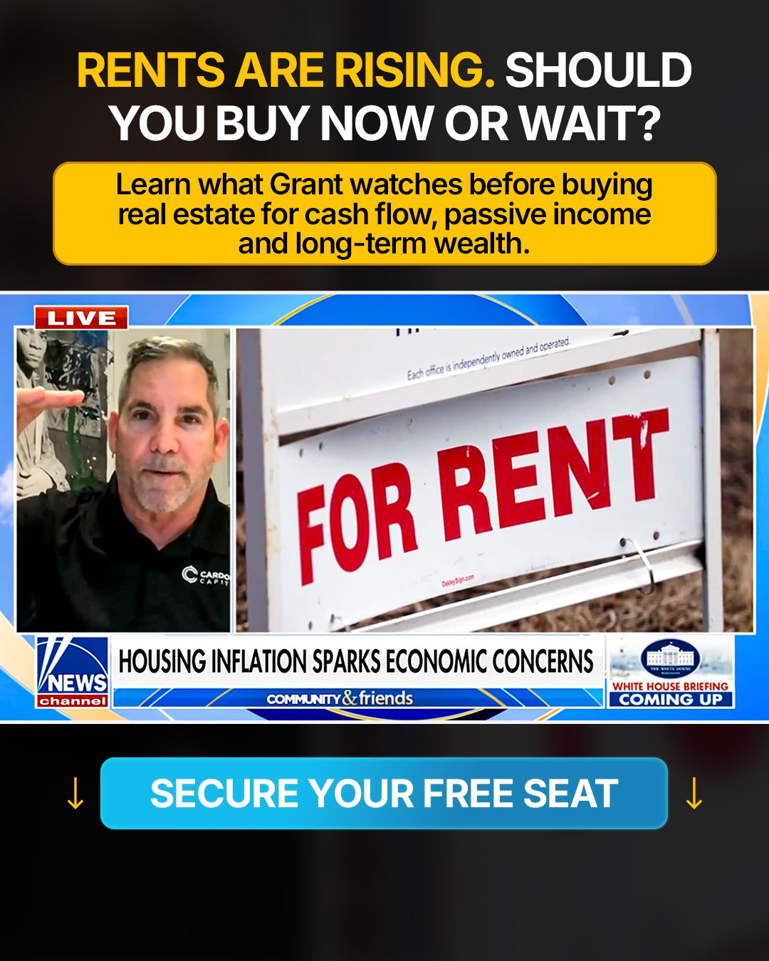 Grant Cardone Facebook ad: One Deal Changed Everything, Free Training