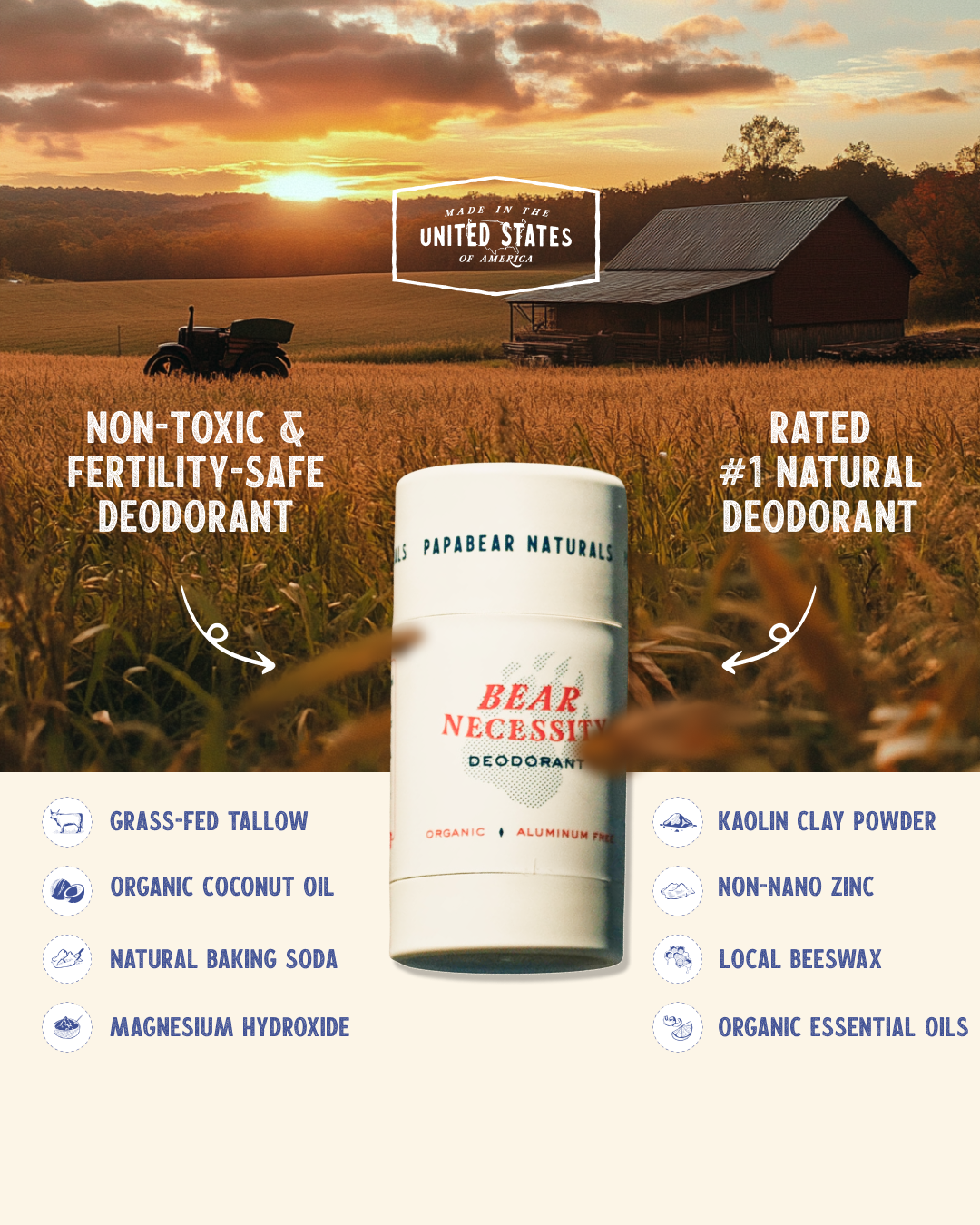 Papabear Naturals Facebook ad