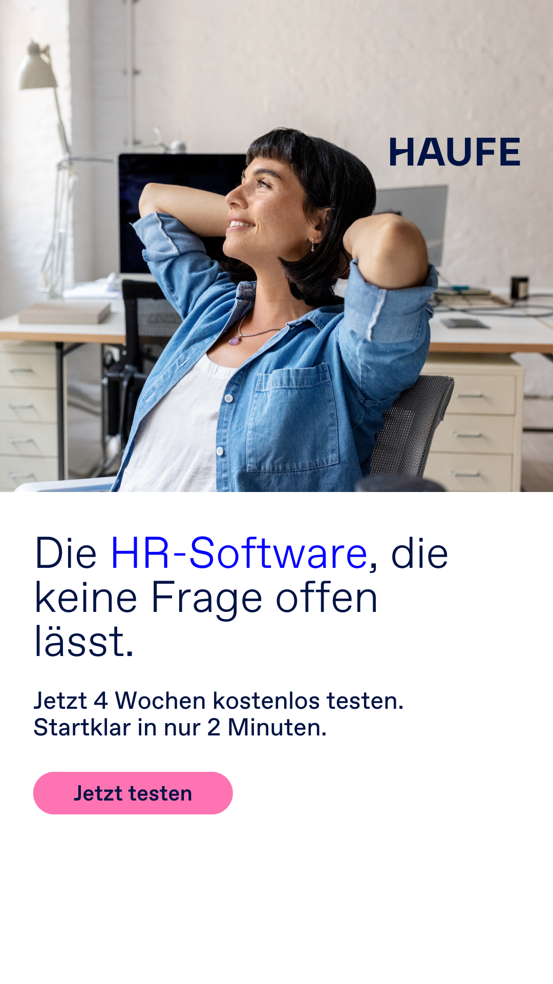 Haufe Facebook ad