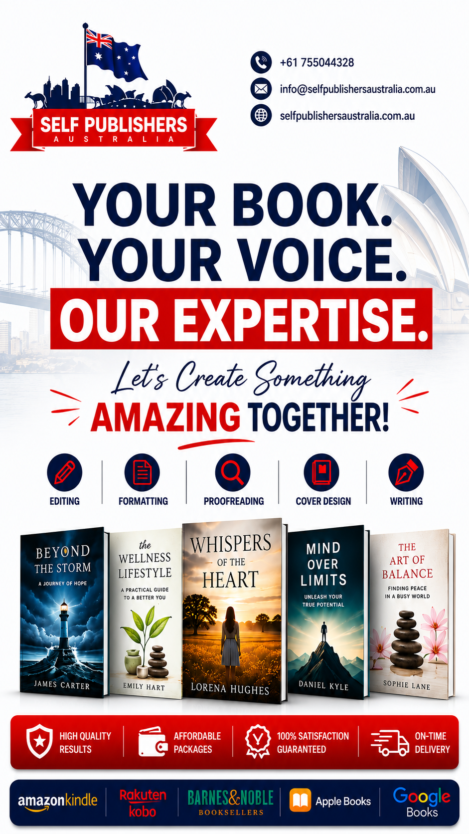 Self Publishers Australia Facebook ad