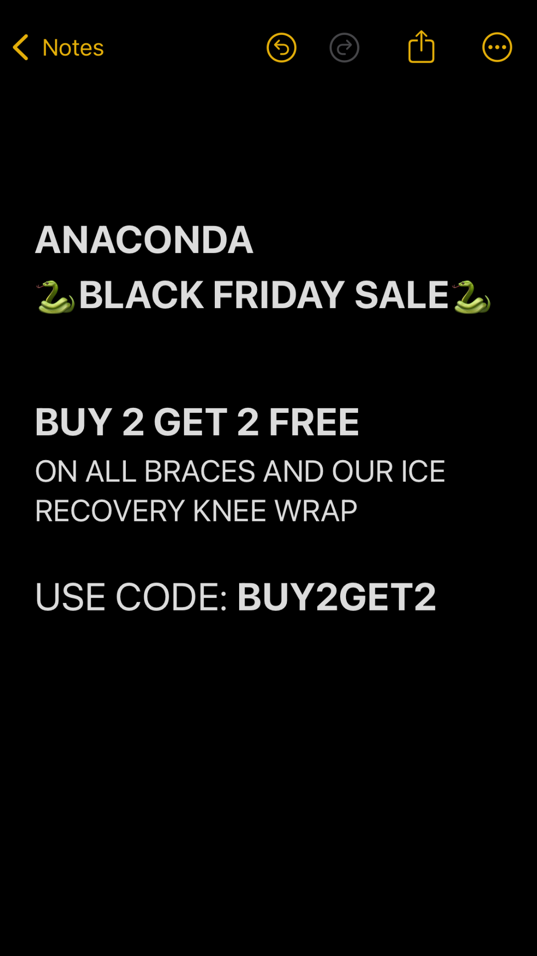 Anaconda Fightwear Facebook ad