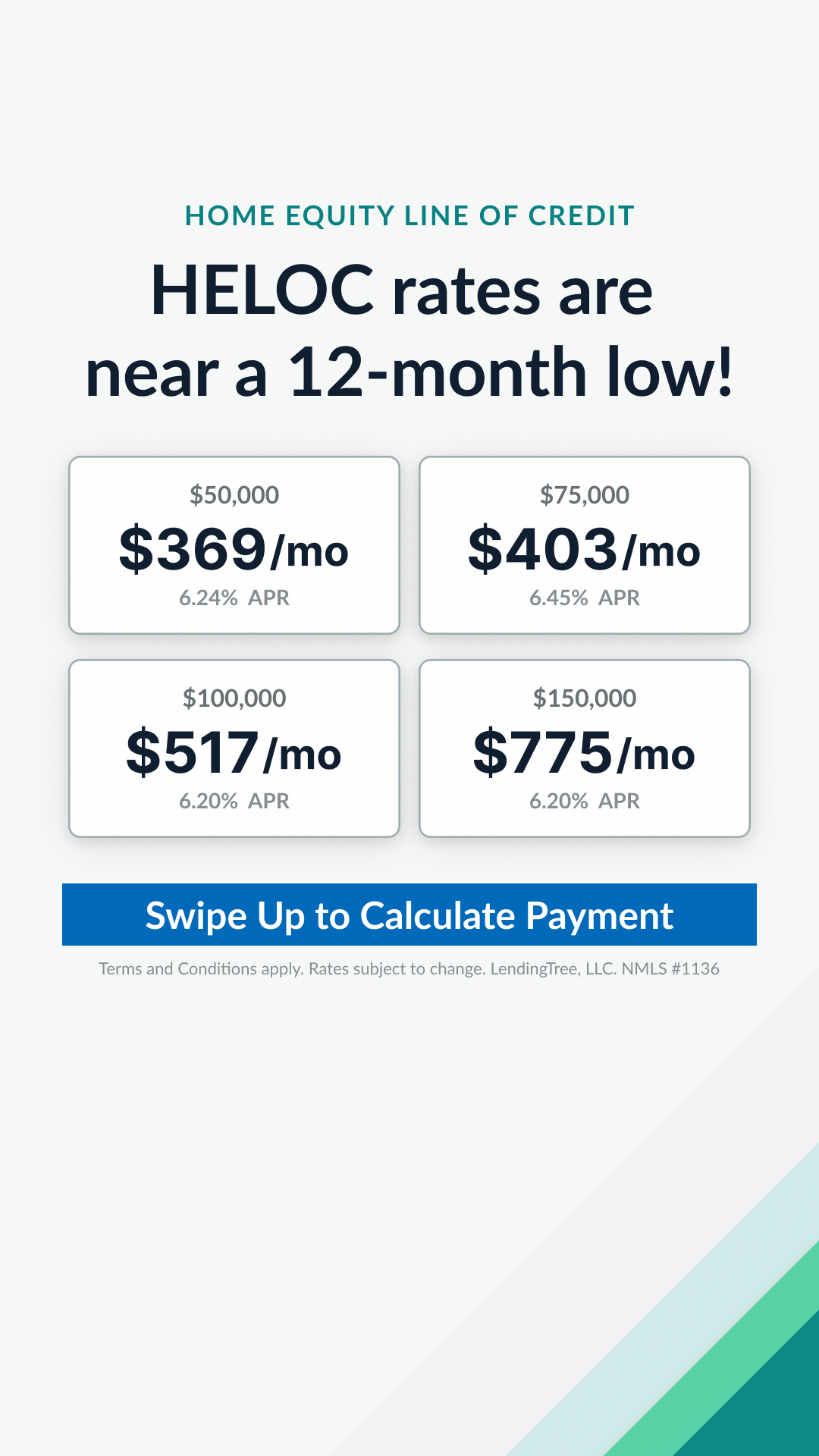 LendingTree Facebook ad