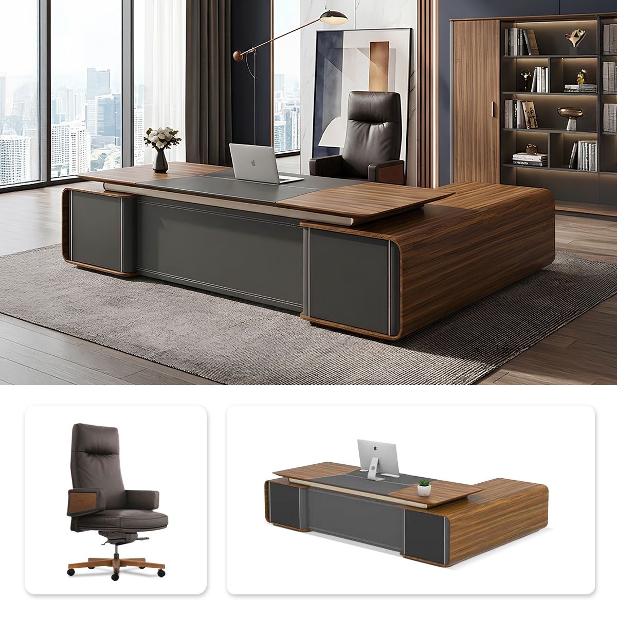 MyChair - Nội Thất Văn Phòng Cao Cấp Facebook ad: COMBO BÀN GHẾ GIÁM ĐỐC
